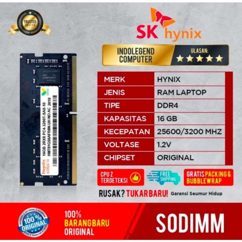 RAM HYNIX SODIM DDR4 16GB PC3200