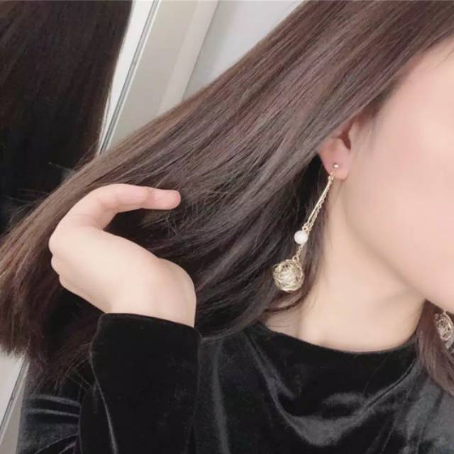 Anting Mutiara Panjang