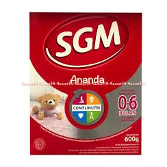 Sgm Ananda Complinutri Susu Formula Untuk Bayi 0-6 Bulan