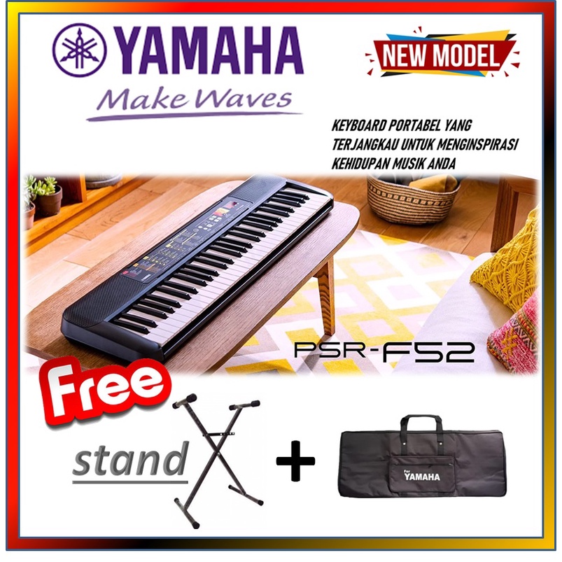 Keyboard/Piano Yamaha PSR-F52 Portable Original Garansi Resmi Yamaha