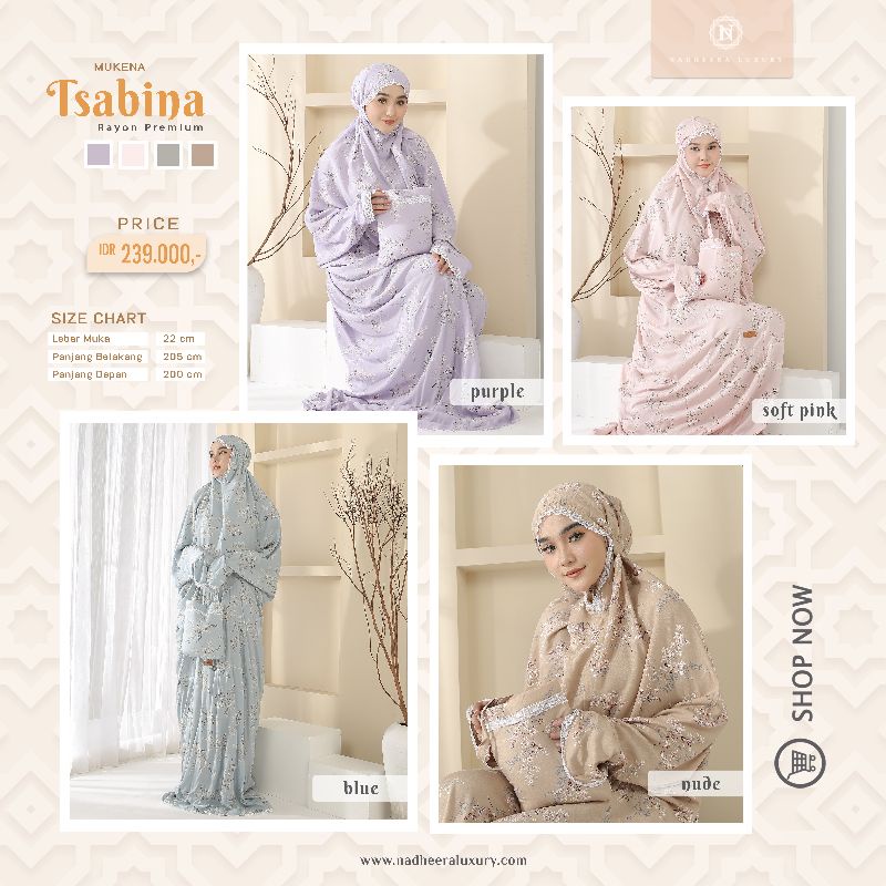 Mukena Tsabina by Nadheera Luxury