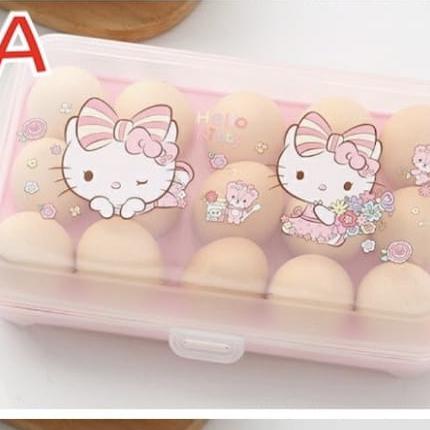 

Box telur hello kitty my melody lucu imut pastel murah - A