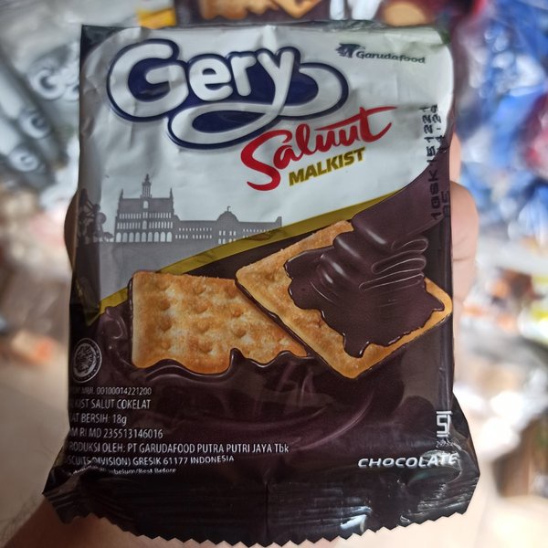 

Gery saluut Malkist coklat
