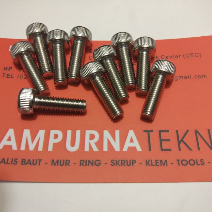 Jual Order Langsung Baut L M X Mm Stainless L X Stenles Terlaris Shopee Indonesia