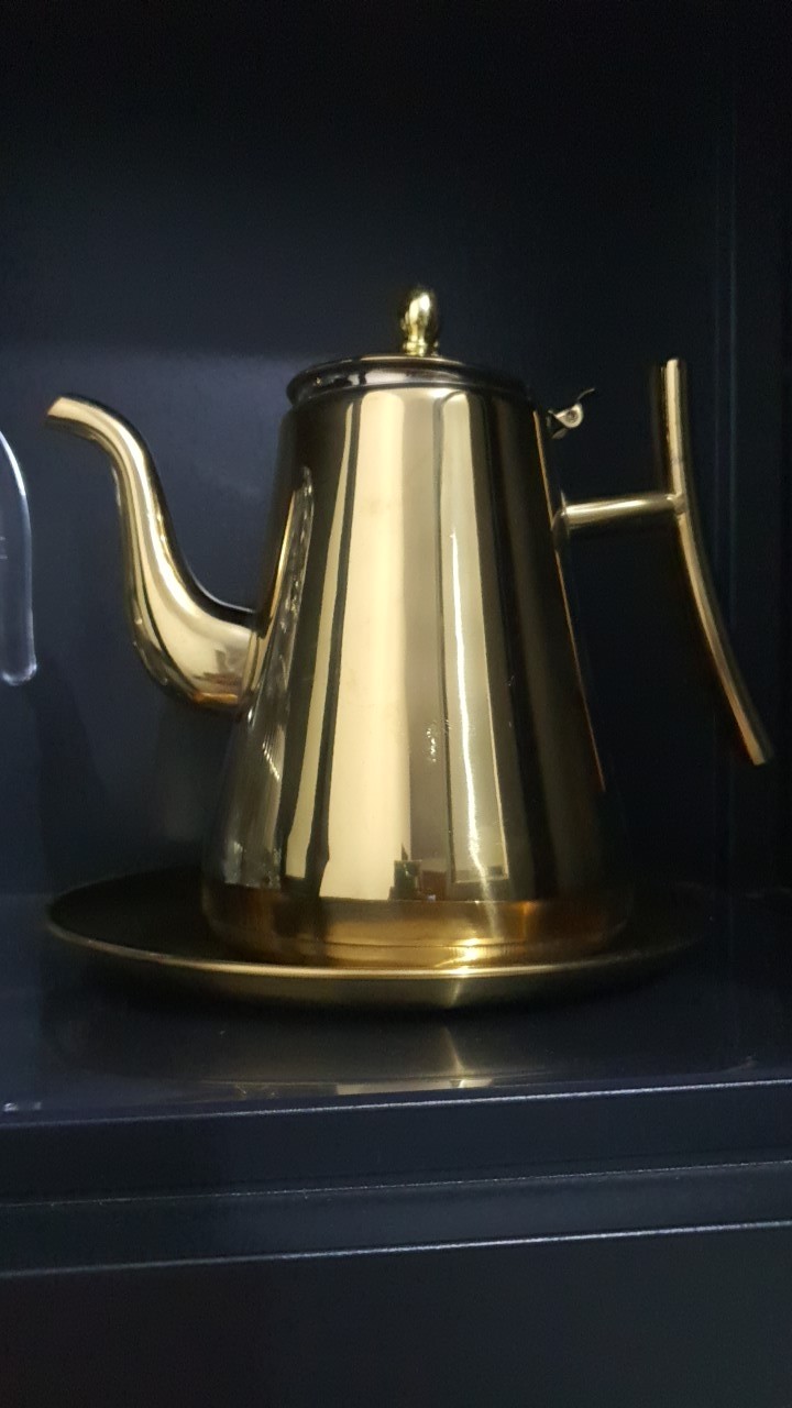 Teko Teh Dengan Saringan / Teko Teh Stainless / Kettle Teko Teh Teapot Dengan Filter Penyaring 2.4l