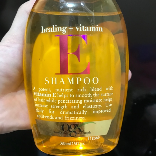 OGX Healing + Vitamin E Shampoo New 385ml