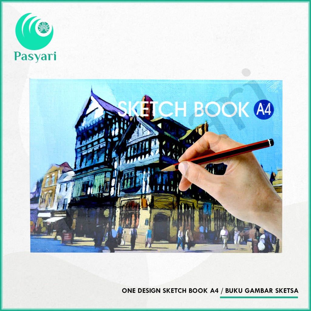 

One Design Sketch Book A4 / Buku gambar sketsa 50 LEMBAR