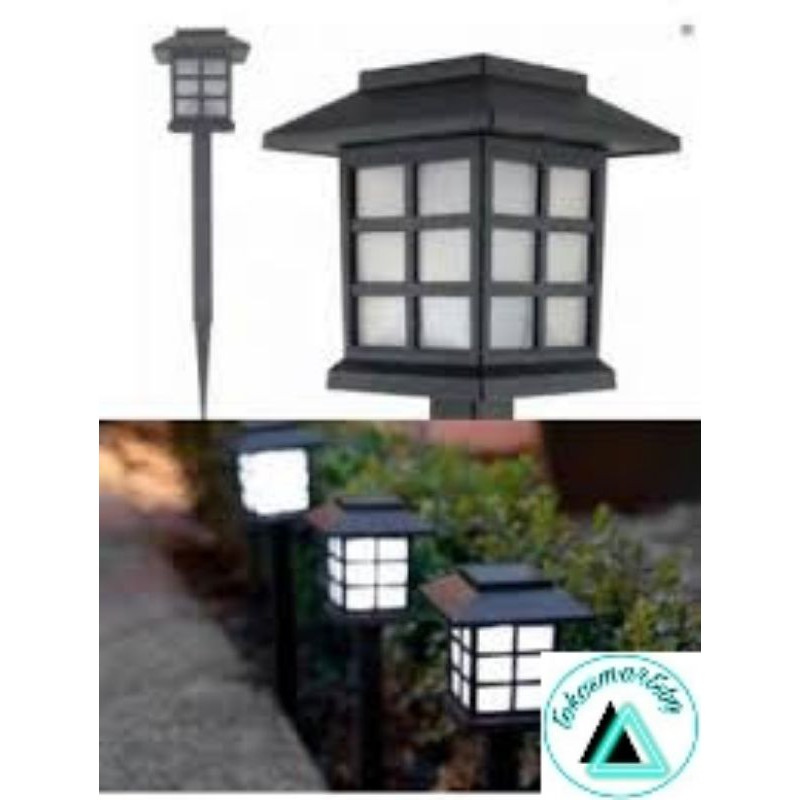 Lampu Taman Solar Tancap Tenaga Surya Putih Garden Lamp Tenaga Matahari Waterproof