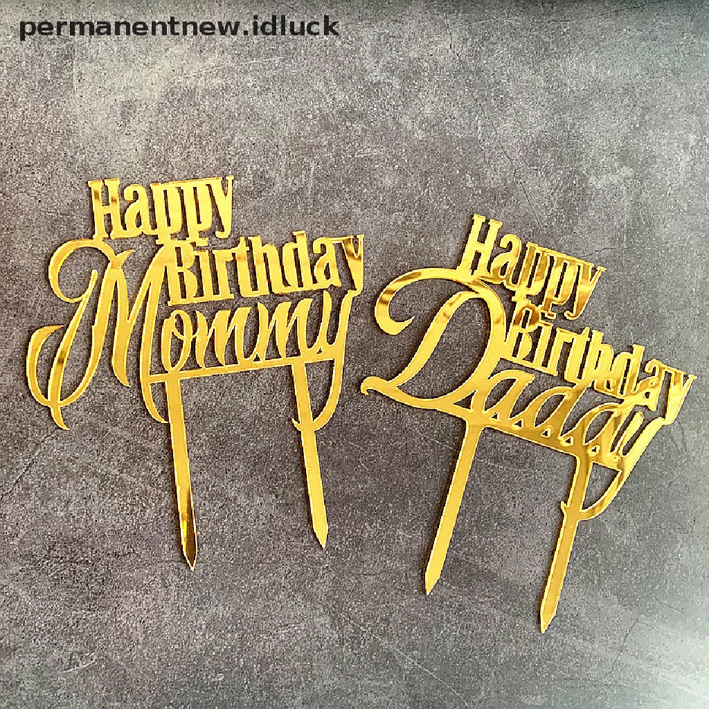 Topper Kue Desain Happy Birthday Mommy Daddy Bahan Akrilik Untuk Dekorasi Pesta  (ID) Buku Novel Dewasa Dalam Bahasa Mandarin