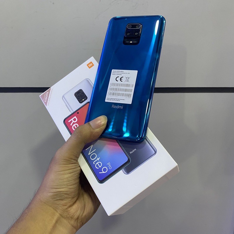 redmi note 9 pro 6/64 second bekas pernah pakai