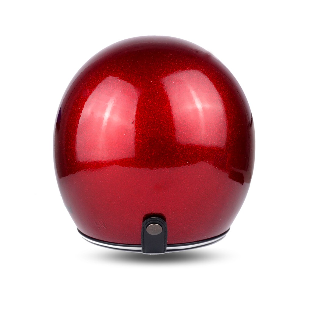 Jitsu Helm Retro Premium Glam Series Maroon