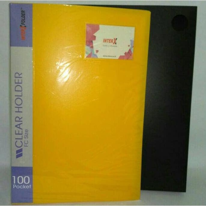 

READY COD Clear holder/display book Folio 100 pocket INTERX PROMOKode 3822