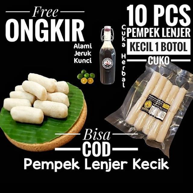 

Pempek Palembang Paket Lenjer isi 10 Empek Empek MPEKMPEK Mpek2 FROZEN ASLI PALEMBANG