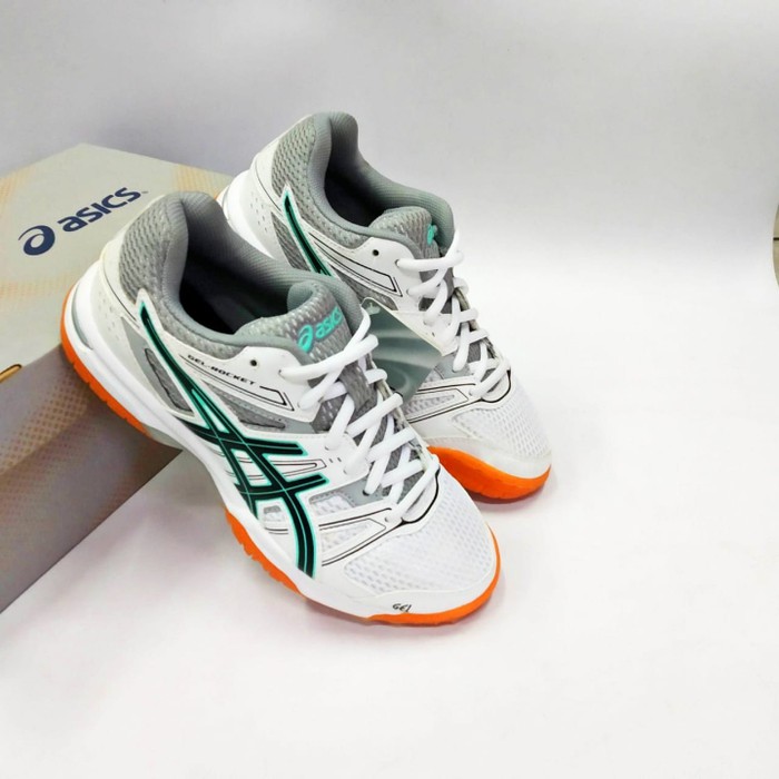 Sepatu asics gel rocket berkualitas sepatu badminton anak
