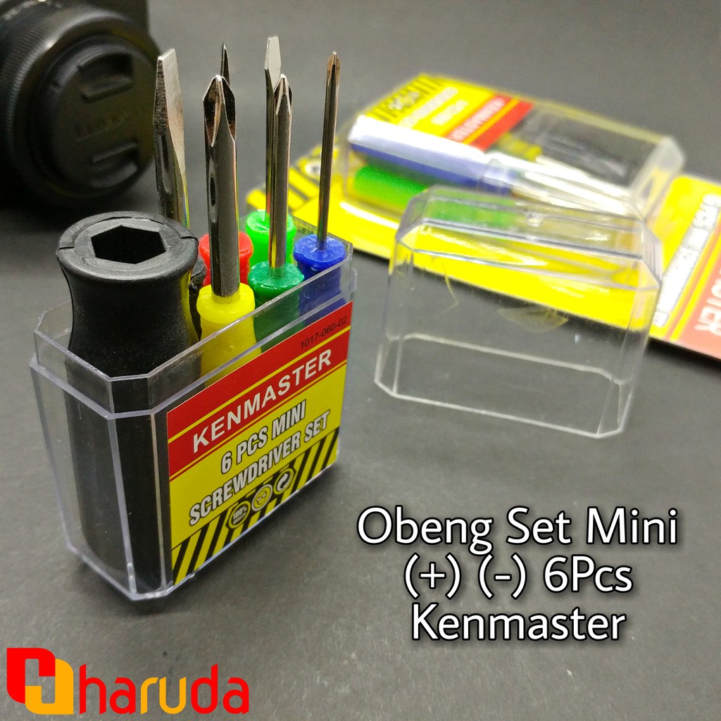 Obeng Set Mini 6 pcs (+) (-) Kenmaster