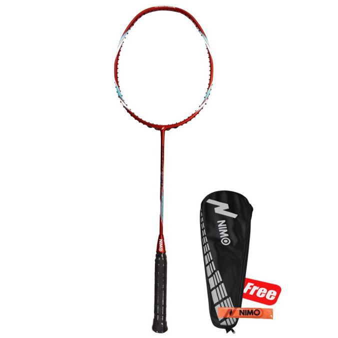 TERMURAH  NIMO Raket Latihan Badminton COACH 130 + Bonus Tas dan Grip Handuk
