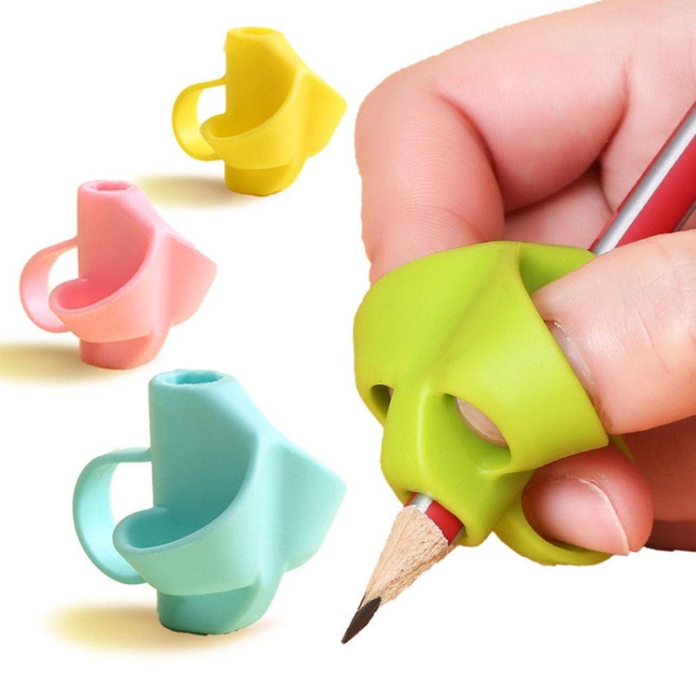 Wonder Silicone Pencil Grips Professional Handwriting Pen Holder Alat Bantu Menulis Grip