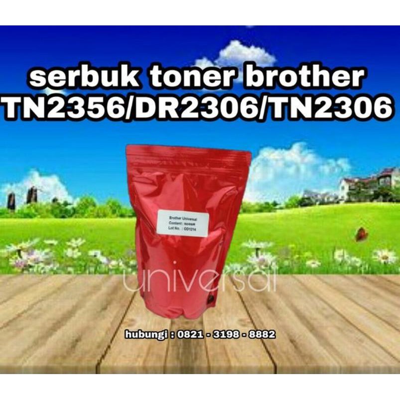 Serbuk Toner 500gr Brother TN2306 TN2356 HL-2360dn 2365dw DCP-L2540dw MFC-L2700d L2700dw L2740dw