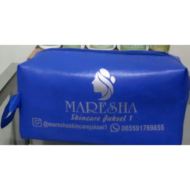 pouch kosmetik bahan glossy