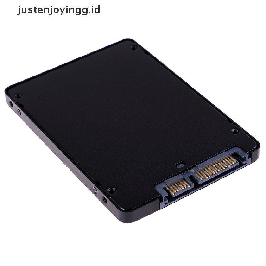 // justenjoyingg.id // Metal mSATA SSD to 2.5&quot; SATA Enclosure Converter Adapter Card SSD Case Tool ~