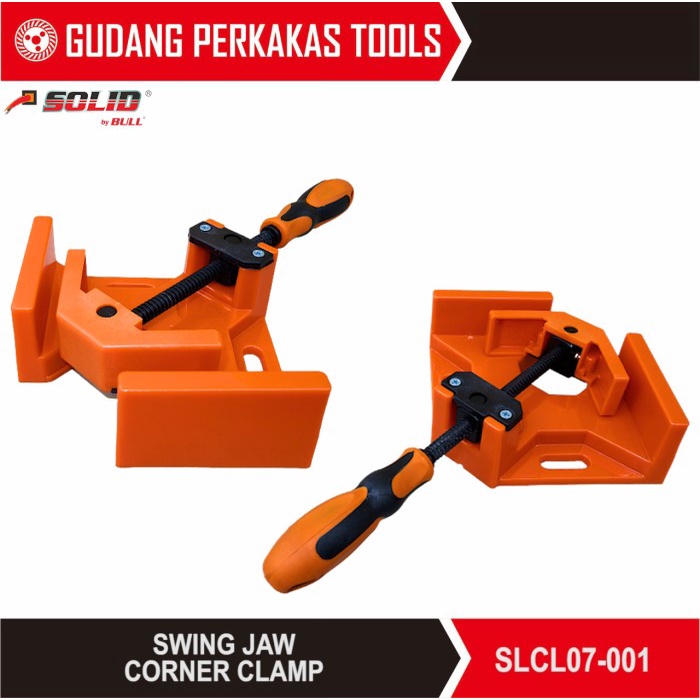 Corner clamp swing jaw / klem kayu sudut siku SOLID