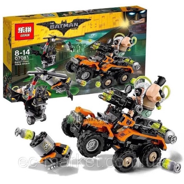 Lepin 07081-Ben's Highly toxic truck attack  - Super Heroes