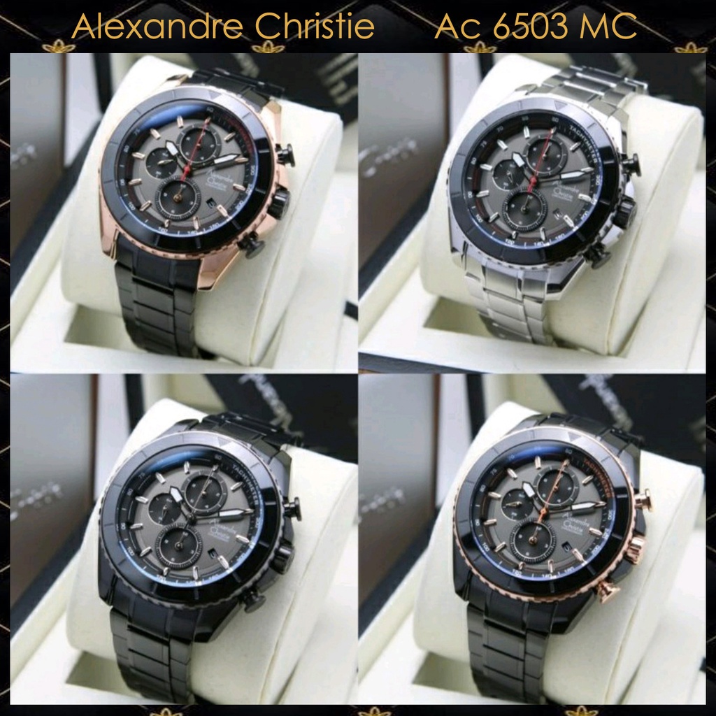 Alexandre Christie Ac 6503 / ac6503 Jam Tangan Pria Original Garansi Resmi 1 Tahun