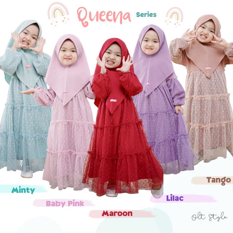 ollet style gamis anak queena