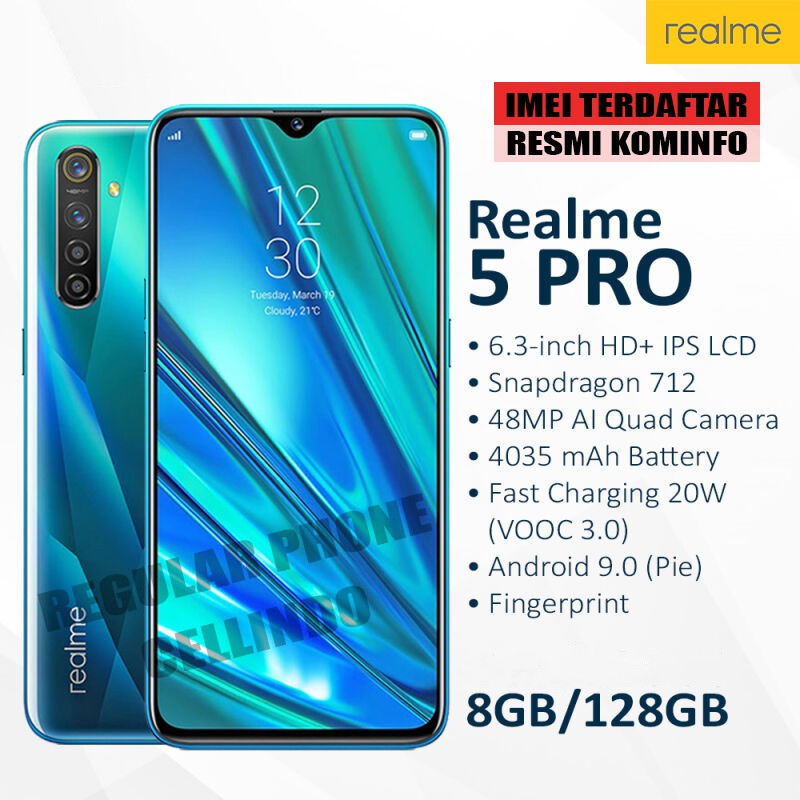 REALME 5 PRO RAM 8GB 128GB - GARANSI RESMI