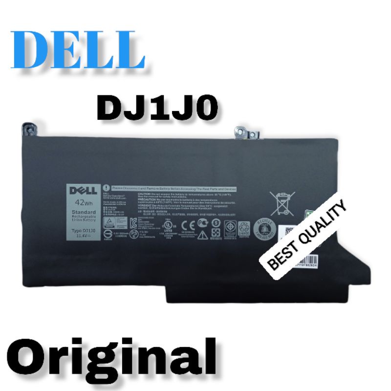 Jual Baterai Dell Latitude 12 7000 12 7280 12 7480 Dj1j0 42wh Original