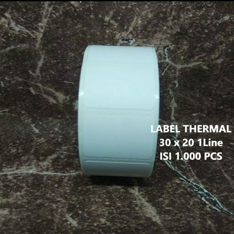 1000 Pcs Label Thermal 3x2cm - Label Thermal 3x2 - Stiker Thermal 3x2 - Sticker thermal 3x2 XPrinter