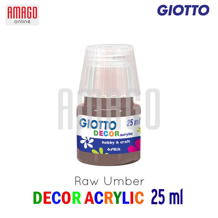 GIOTTO DECOR ACRYLIC - 25 ml - RAW UMBER - 538123