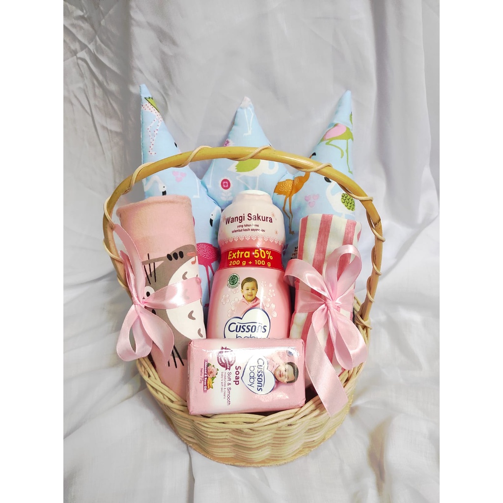 Hampers Parcel Paket Gift Set Kado Hadiah Newborn Baby Bayi Lahiran Sabun Zwitsal Cussons