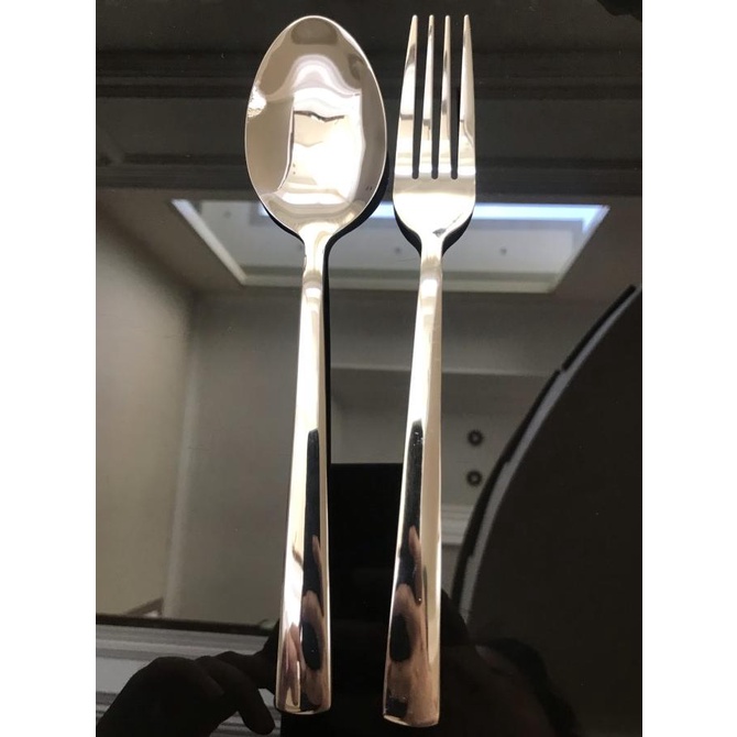 Sendok garpu dinner isi 6 stainless steel tebal restaurant hotel