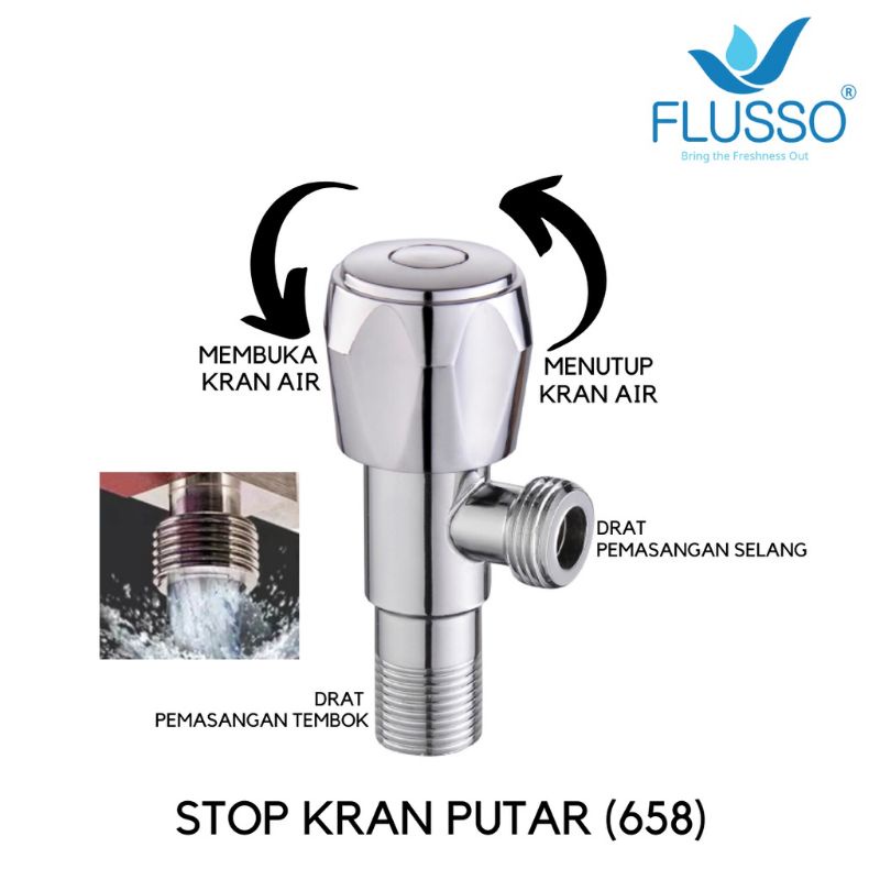 KRAN AIR /STOP KRAN 1/2&quot; TYPE 658 FLUSSO BEST QUALITY PRODUCT