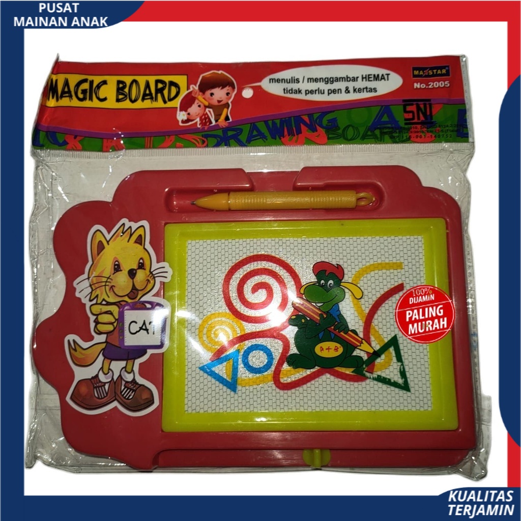 Mainan Anak Drawing Board Magnetic Papan Tulis Magnetik Hapus Gambar Edukasi belajar dan bermain