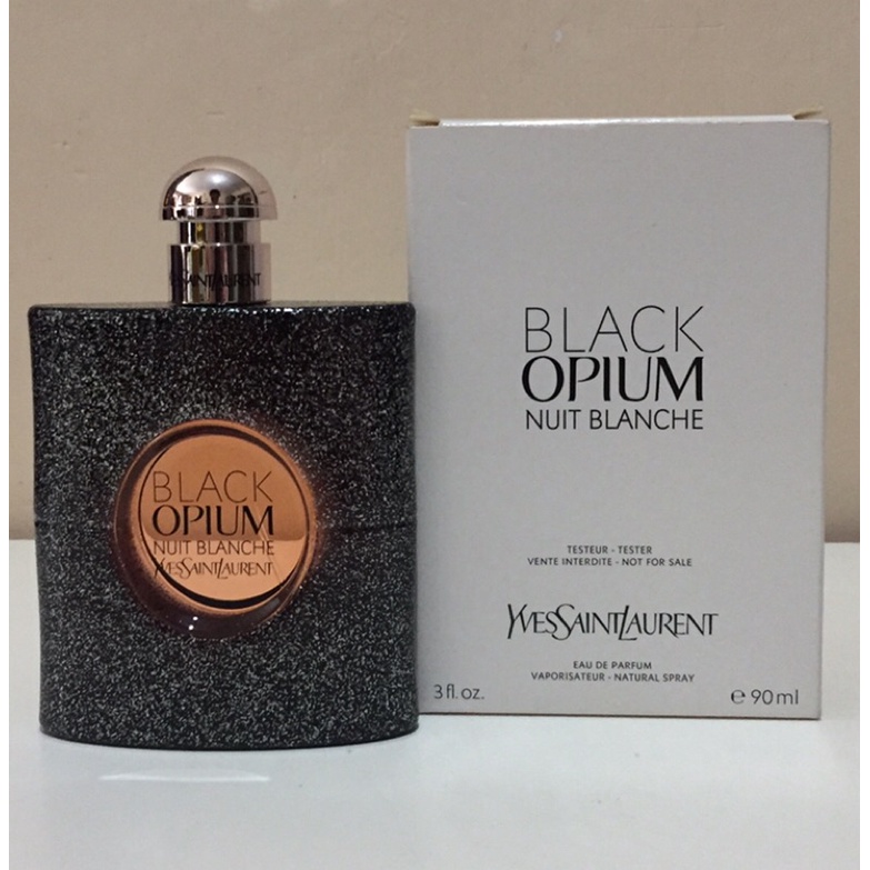 Parfume Original YSL Black Opium Nuit Blanche 90ml EDP (TESTER)