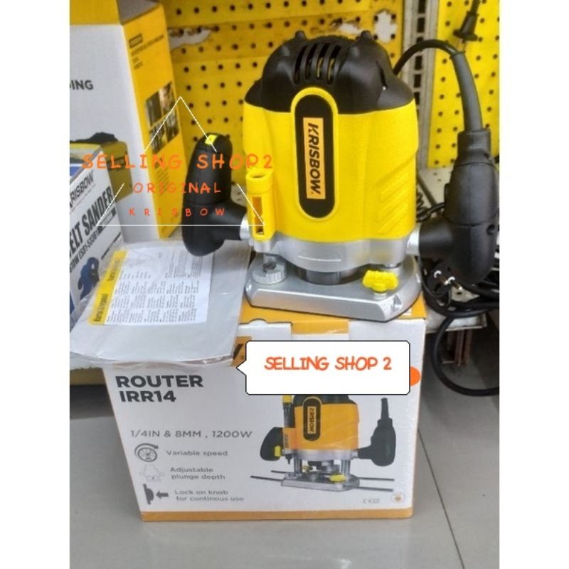 Mesin Router Kayu 1/4 inch Krisbow