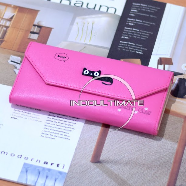 Dompet Wanita JDB-13003 Dompet Cewek / Cewe Kartu ATM Panjang Lipat Kulit Import Murah Lucu