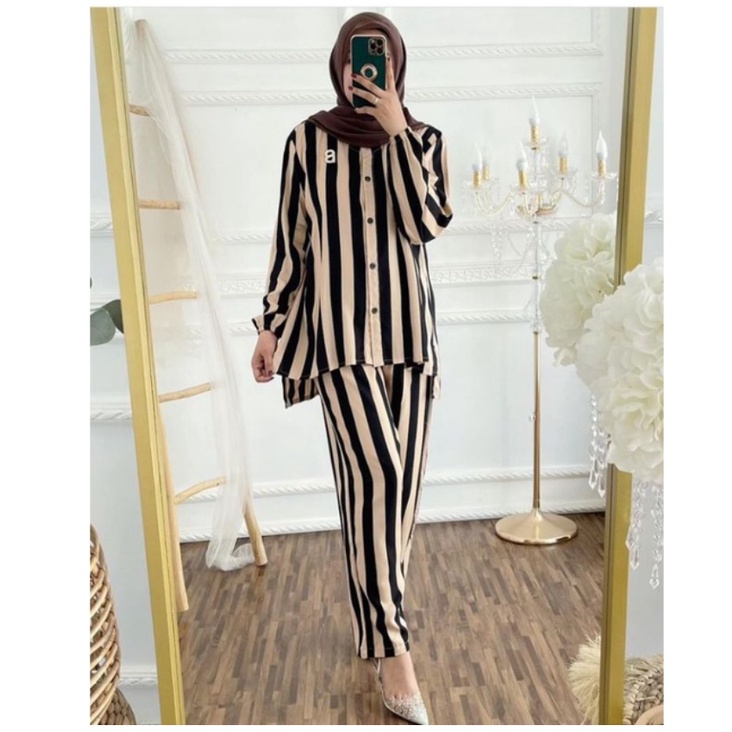 One set wanita / One set Jumbo / One set wanita jumbo / setcel rayon /One set Jumbo LD120 / Setelan Rayon Jumbo / Setelan Wanita Jumbo / tunik Jumbo / Stelan wanita Jumbo