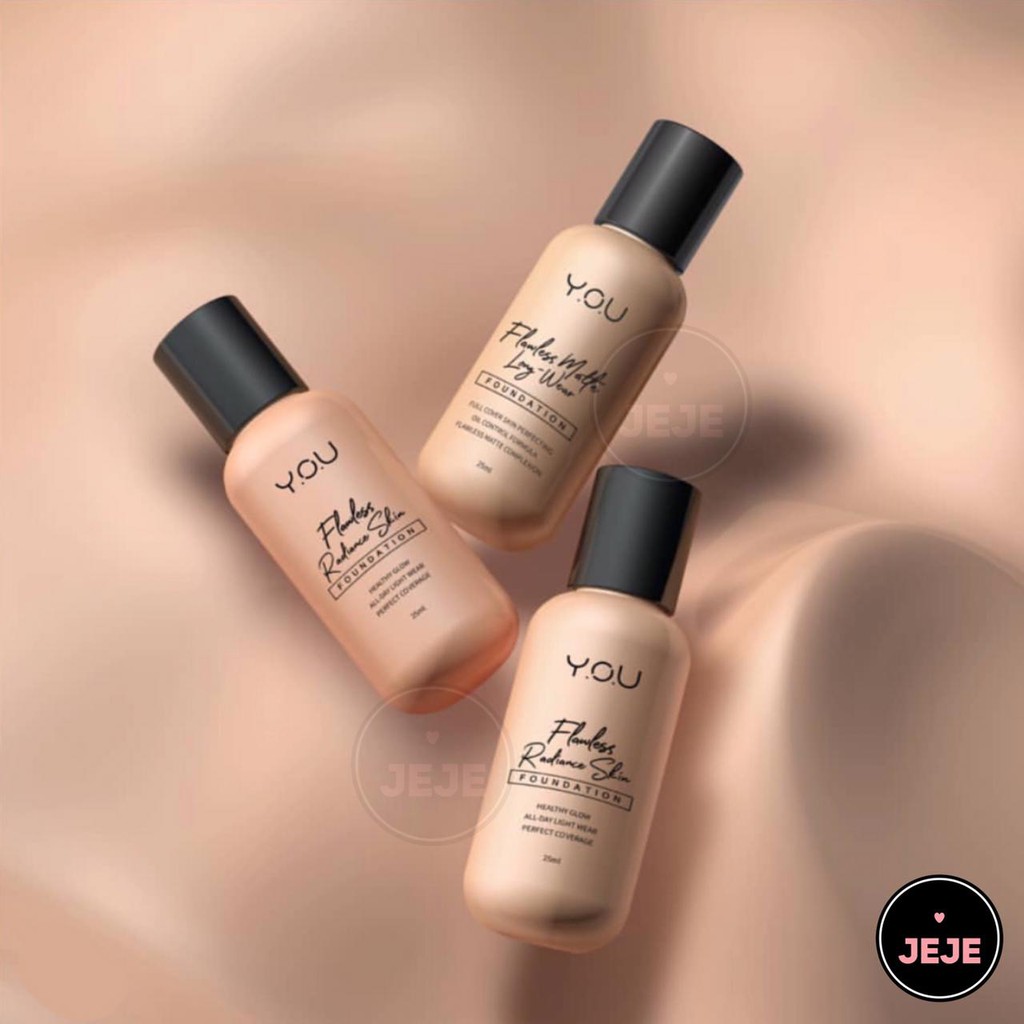 YOU Flawless Foundation Basic Collection | Matte Long Wear Radiance