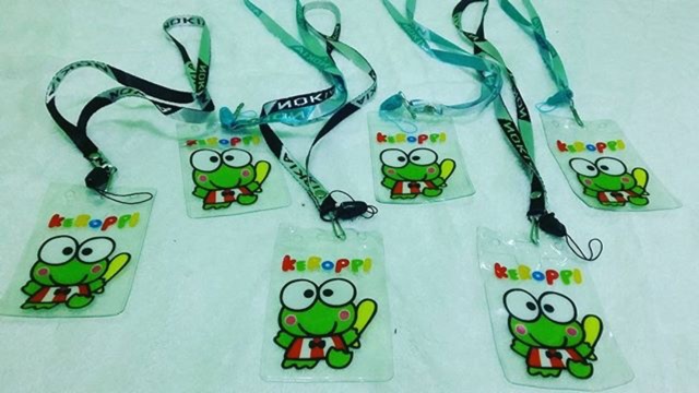 

Gantungan name tag keroppi
