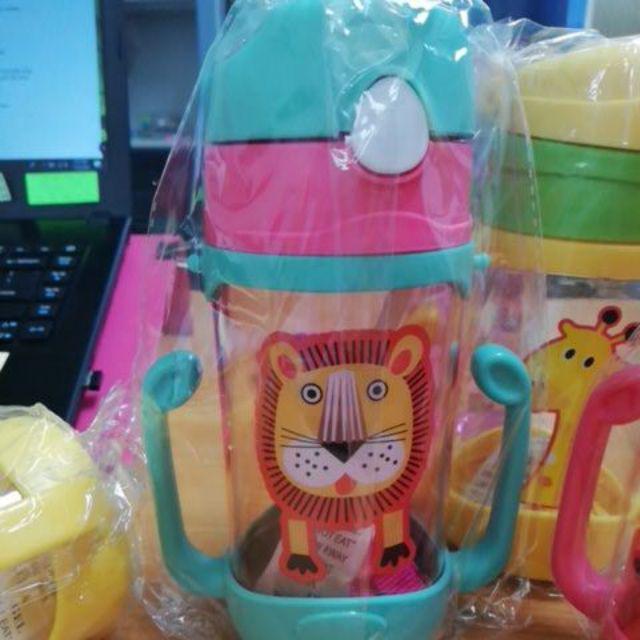 [cod]botol Minum Anak Karakter Bpa Free 450 Ml (h-095) /botol Minum Anak Lucu