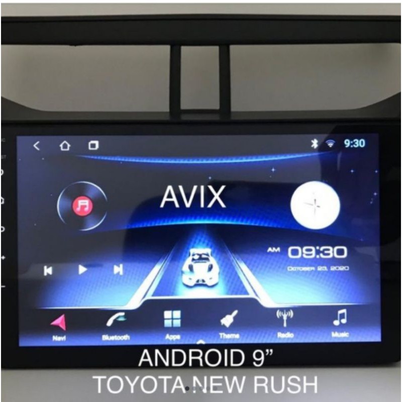 Head Unit New Rush PNP Android RAM 2/32 High End AVIX Korea Ori Garansi
