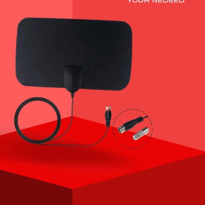 ✸ ANTENA TV LED INDOOR DIGITAL 4K ULTRA HD CHANNEL UHF DAN VHF / TV LED ❉