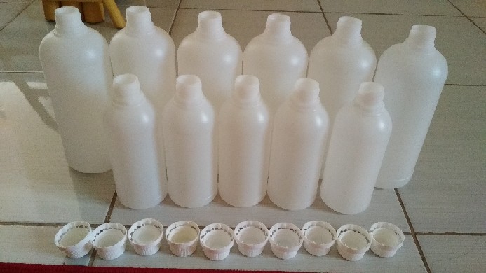 1lt Botol Agro/1lt Botol Labor 1.000ml Hdpe Natural