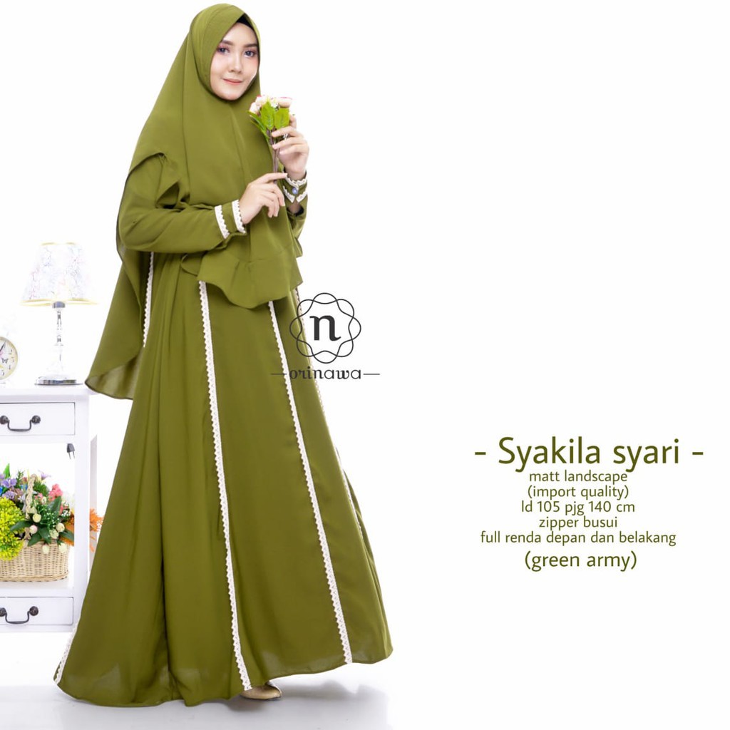 Gamis Syakila Syari By Orinawa