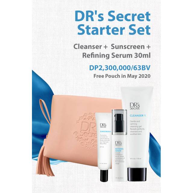 DR's Secret Starter Set + Moisturizer
