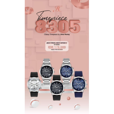 JIMS HONEY Timepiece 8305 jam tangan pria