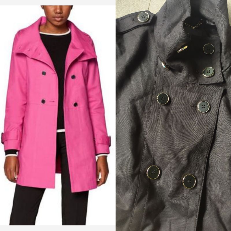 Esprit trench coat black femme